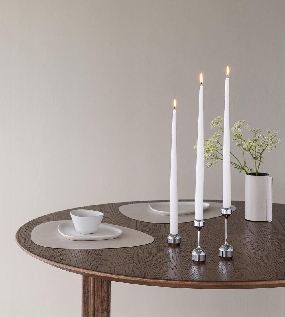 [product_category]-Lind Dna Silhouette 120 Candle Holder, Chrome-Lind DNA-5711590999517-991567-LIN-2
