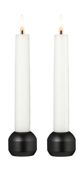 [product_category]-Lind Dna Silhouette 34 Candle Holder Set Of 2, Black-Lind DNA-5740020100520-991624-LIN-1