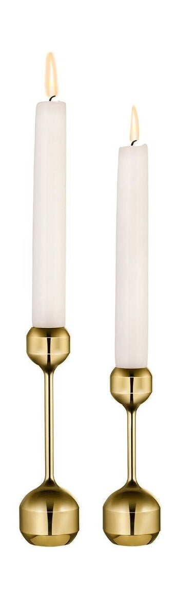 [product_category]-Lind Dna Silhouette Set 120+145 Candle Holder, Gold-Lind DNA-5711590999586-991574-LIN-1