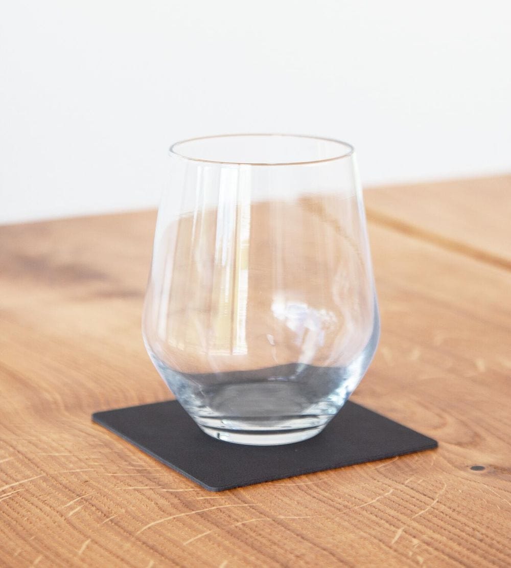 [product_category]-Lind Dna Square Glass Coaster Nupo Leather, Black-Lind DNA-5711590163208-981801-LIN-2