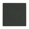 Lind Dna Square Glass Coaster Nupo Leather, Dark Green
