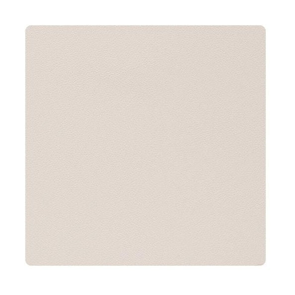 [product_category]-Lind Dna Square Glass Coaster Nupo Leather, Soft Nude-Lind DNA-5711905528470-991141-LIN-1