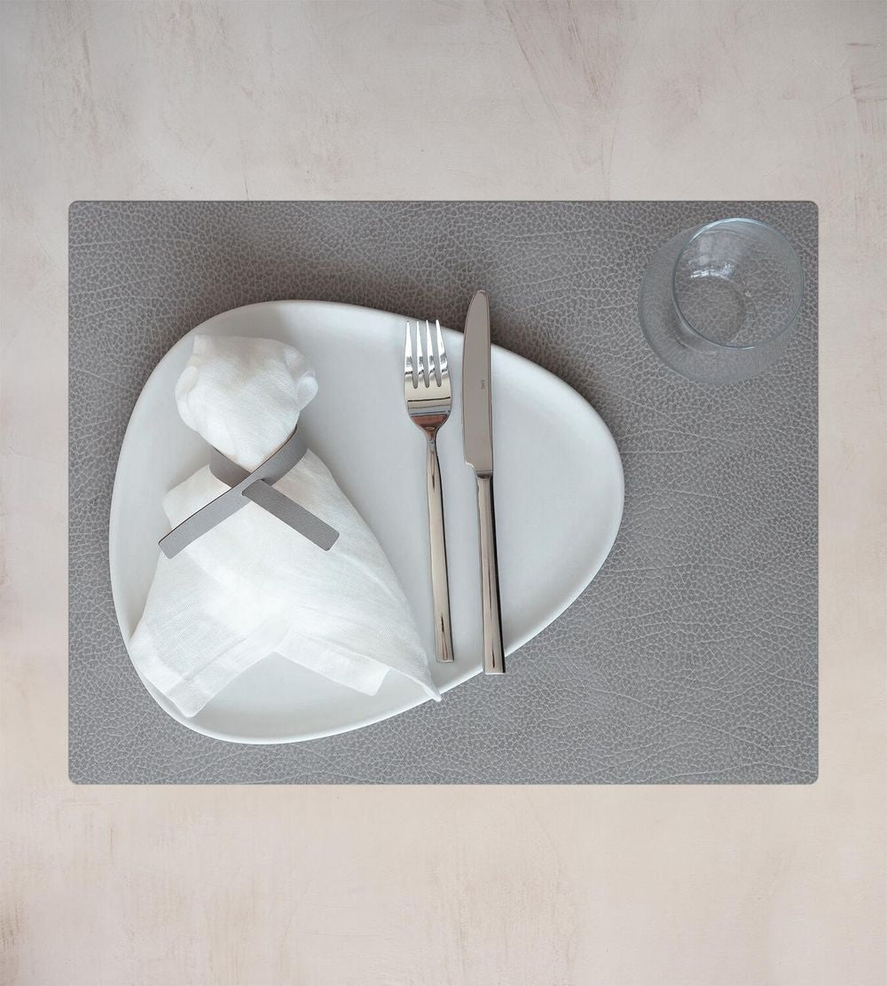 [product_category]-Lind Dna Square Placemat Hippo Leather L, Anthracite Grey-Lind DNA-5711590992686-98873-LIN-2