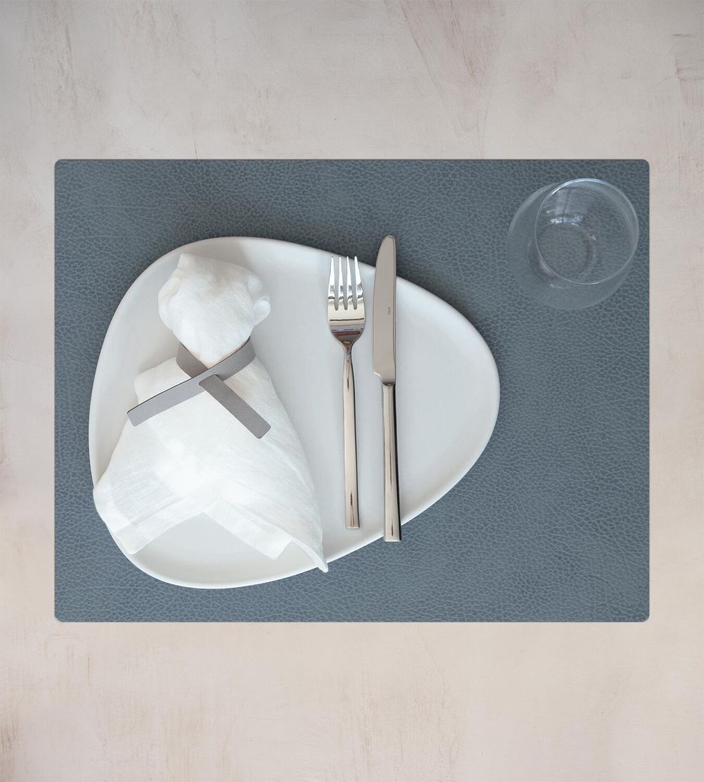 [product_category]-Lind Dna Square Placemat Hippo Leather L, Light Blue-Lind DNA-5711591591451-981257-LIN-2