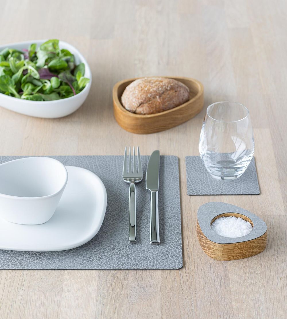 [product_category]-Lind Dna Square Placemat Hippo Leather M, Anthracite Grey-Lind DNA-5711590999661-991581-LIN-3