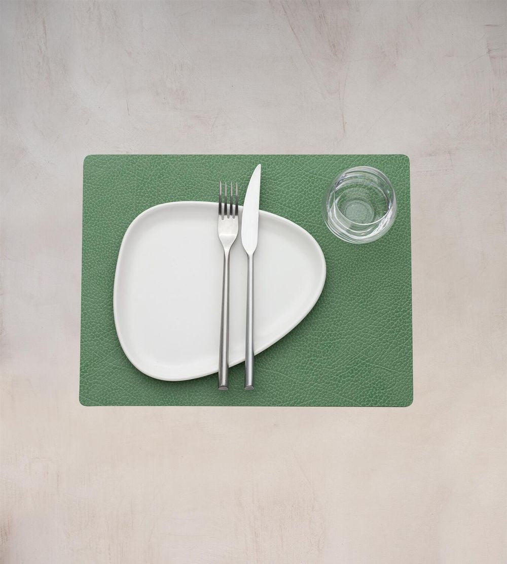 [product_category]-Lind Dna Square Placemat Hippo Leather M, Forest Green-Lind DNA-5711590999692-991584-LIN-2