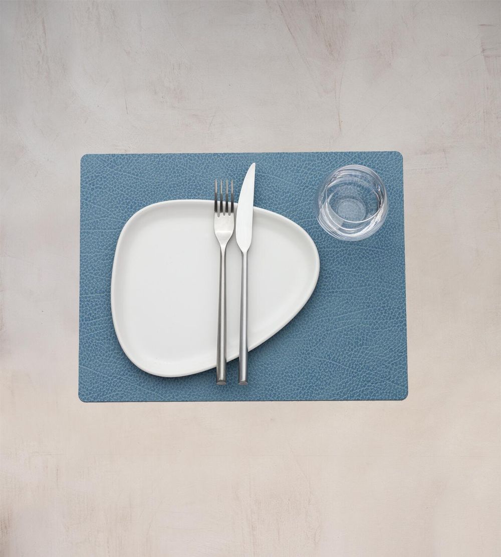 [product_category]-Lind Dna Square Placemat Hippo Leather M, Light Blue-Lind DNA-5711590999715-991586-LIN-2