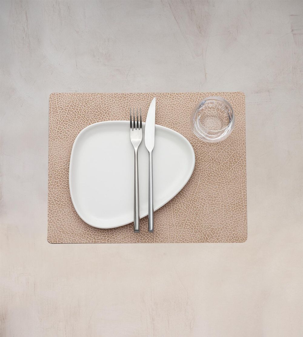 [product_category]-Lind Dna Square Placemat Hippo Leather M, Sand-Lind DNA-5711590999760-991591-LIN-2