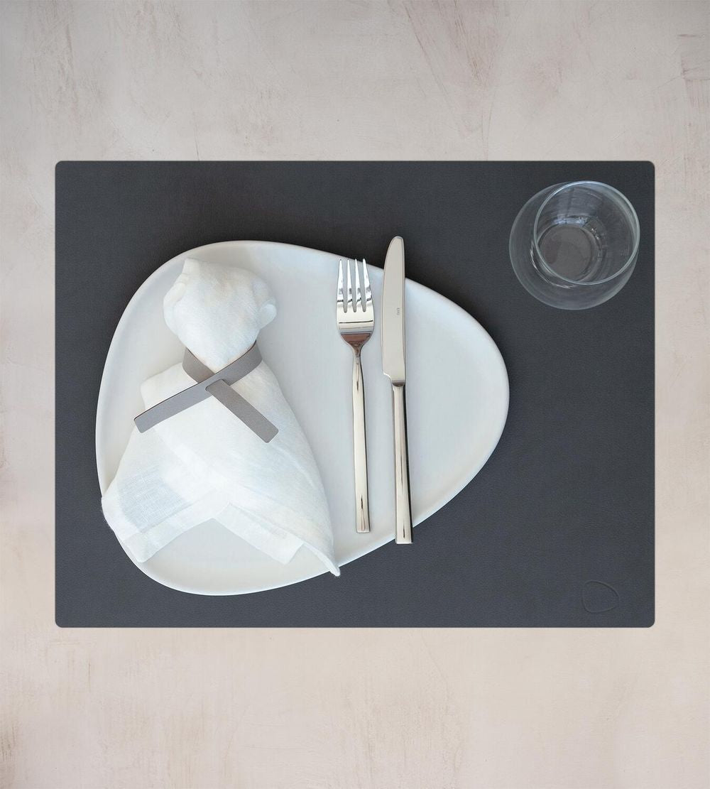 [product_category]-Lind Dna Square Placemat Nupo Leather L, Anthracite-Lind DNA-5711590123301-981169-LIN-2