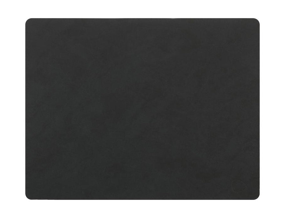 [product_category]-Lind Dna Square Placemat Nupo Leather L, Black-Lind DNA-5711590203300-981914-LIN-1