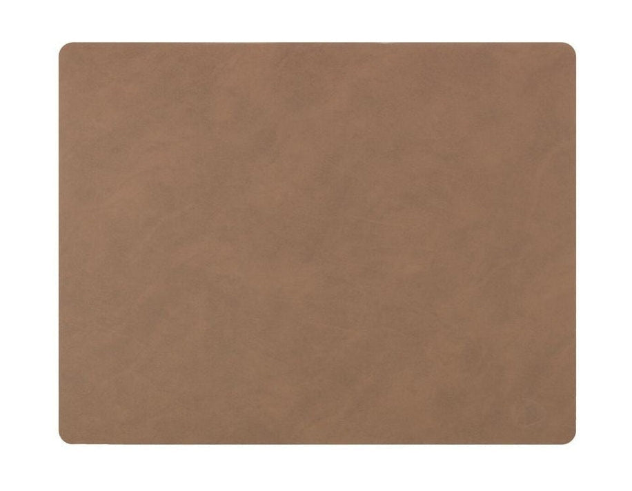 [product_category]-Lind Dna Square Placemat Nupo Leather L, Brown-Lind DNA-5711590153308-981172-LIN-1