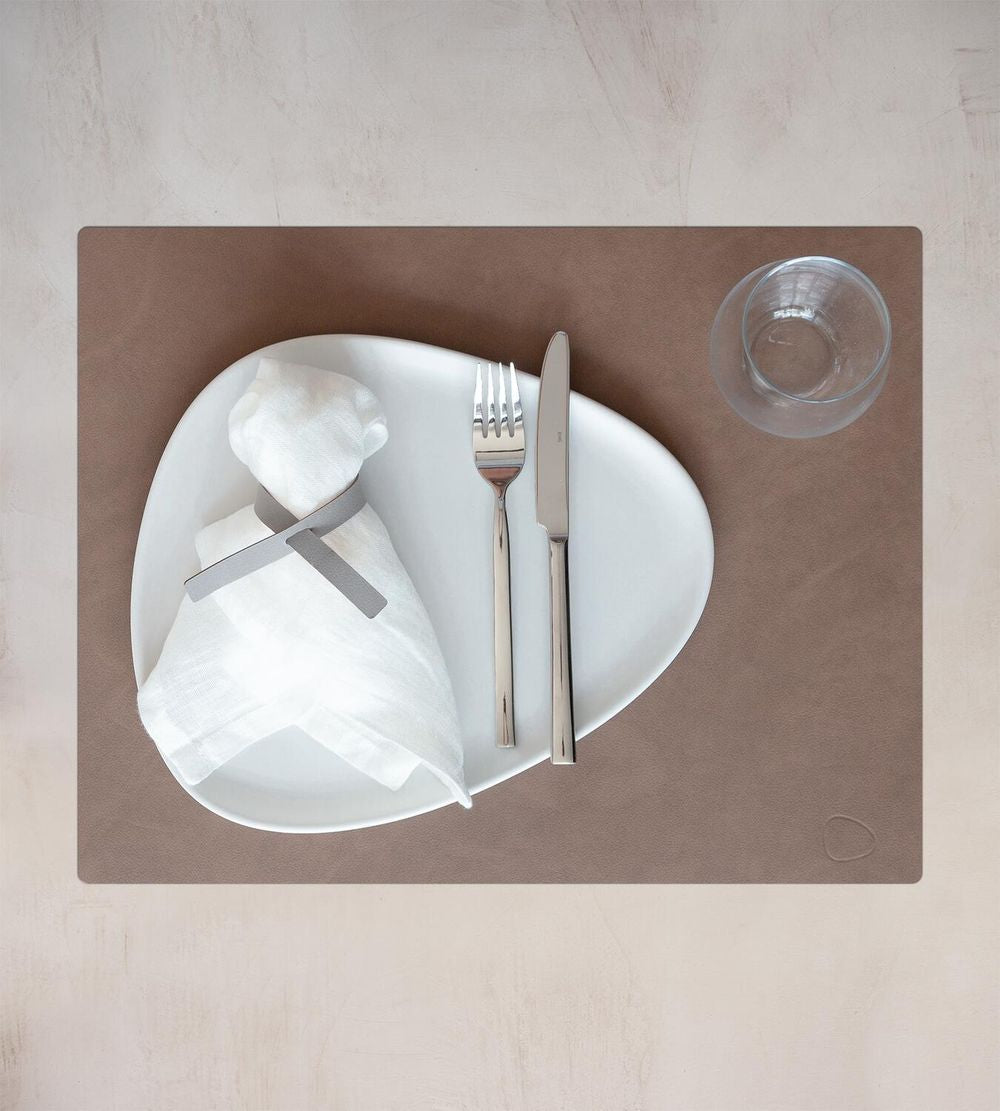 [product_category]-Lind Dna Square Placemat Nupo Leather L, Brown-Lind DNA-5711590153308-981172-LIN-2