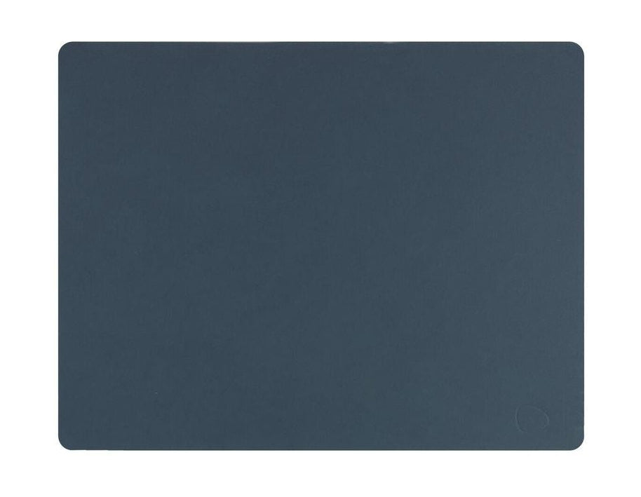 [product_category]-Lind Dna Square Placemat Nupo Leather L, Dark Blue-Lind DNA-5711590143019-982482-LIN-1