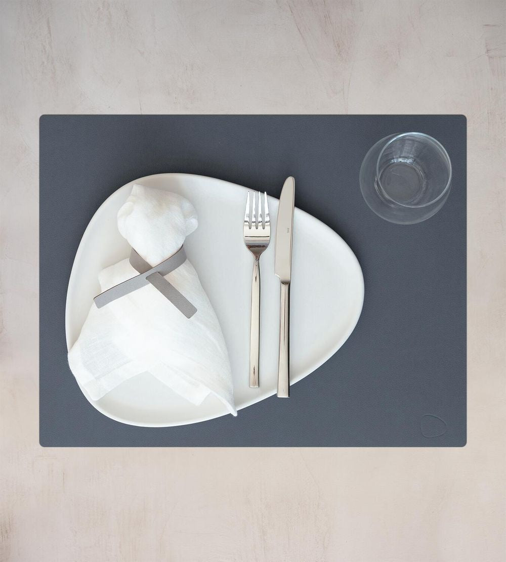 [product_category]-Lind Dna Square Placemat Nupo Leather L, Dark Brown-Lind DNA-5711591106457-981082-LIN-2