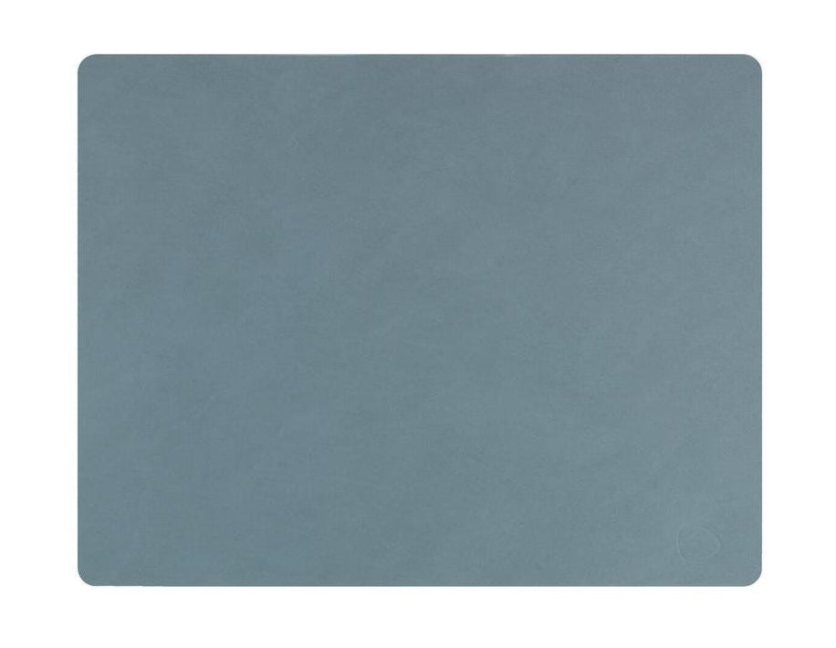 [product_category]-Lind Dna Square Placemat Nupo Leather L, Light Blue-Lind DNA-5711590123011-982483-LIN-1