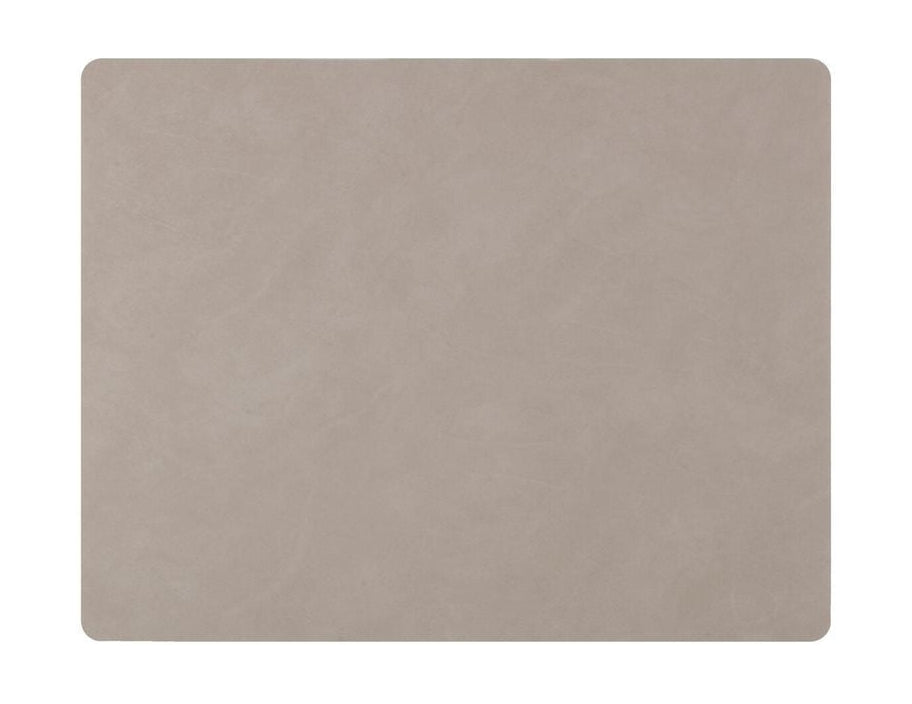 [product_category]-Lind Dna Square Placemat Nupo Leather L, Light Grey-Lind DNA-5711590133300-981170-LIN-1