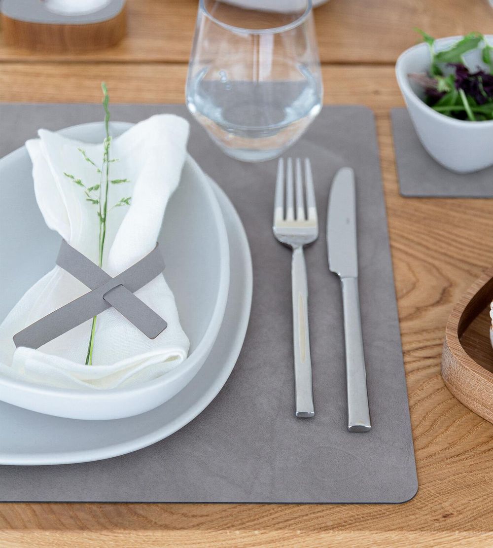 [product_category]-Lind Dna Square Placemat Nupo Leather L, Nomad Grey-Lind DNA-5711905522898-990236-LIN-3