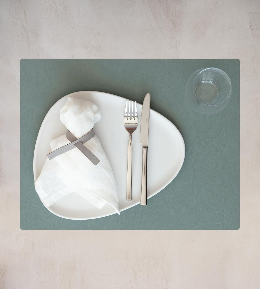 [product_category]-Lind Dna Square Placemat Nupo Leather L, Pastel Green-Lind DNA-5711590223308-981916-LIN-2