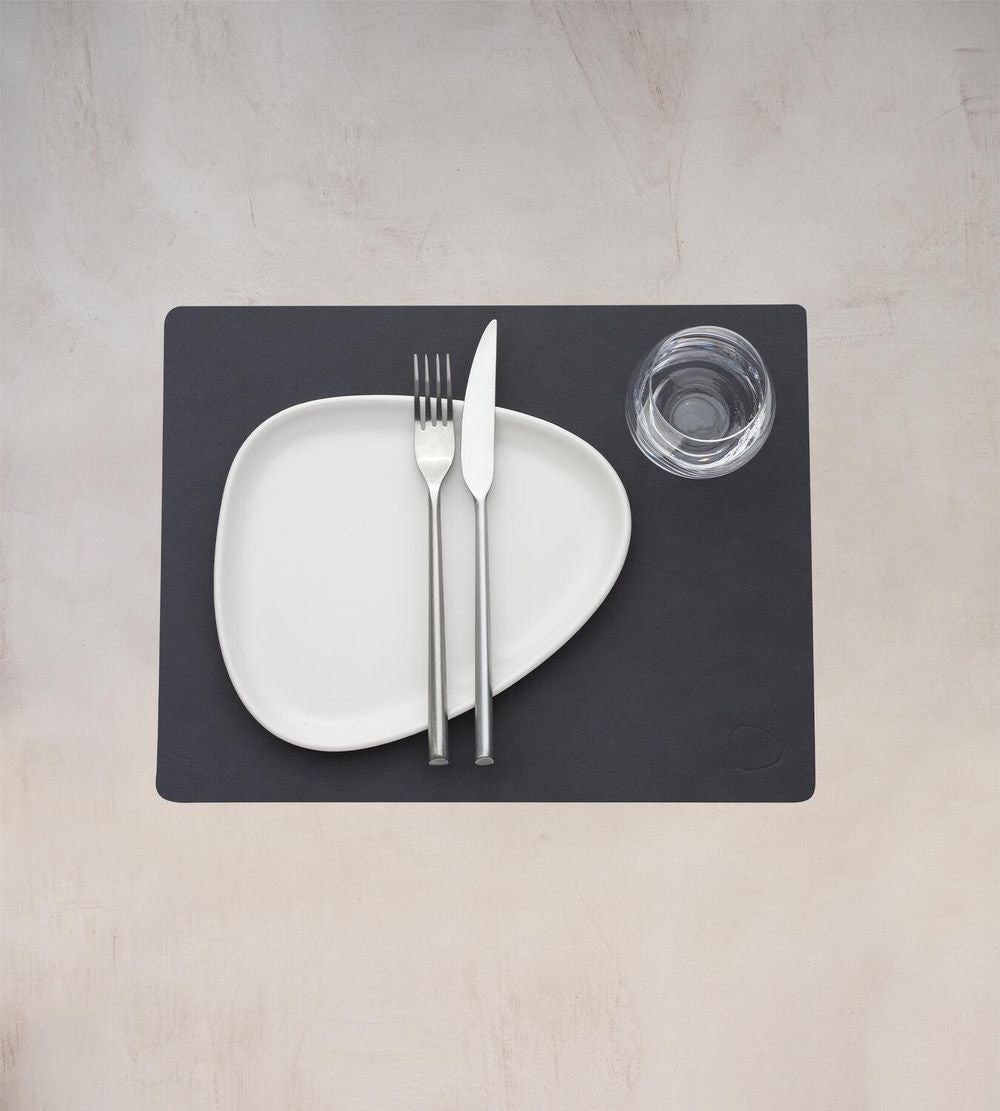 [product_category]-Lind Dna Square Placemat Nupo Leather M, Anthracite-Lind DNA-5711590999807-991595-LIN-2