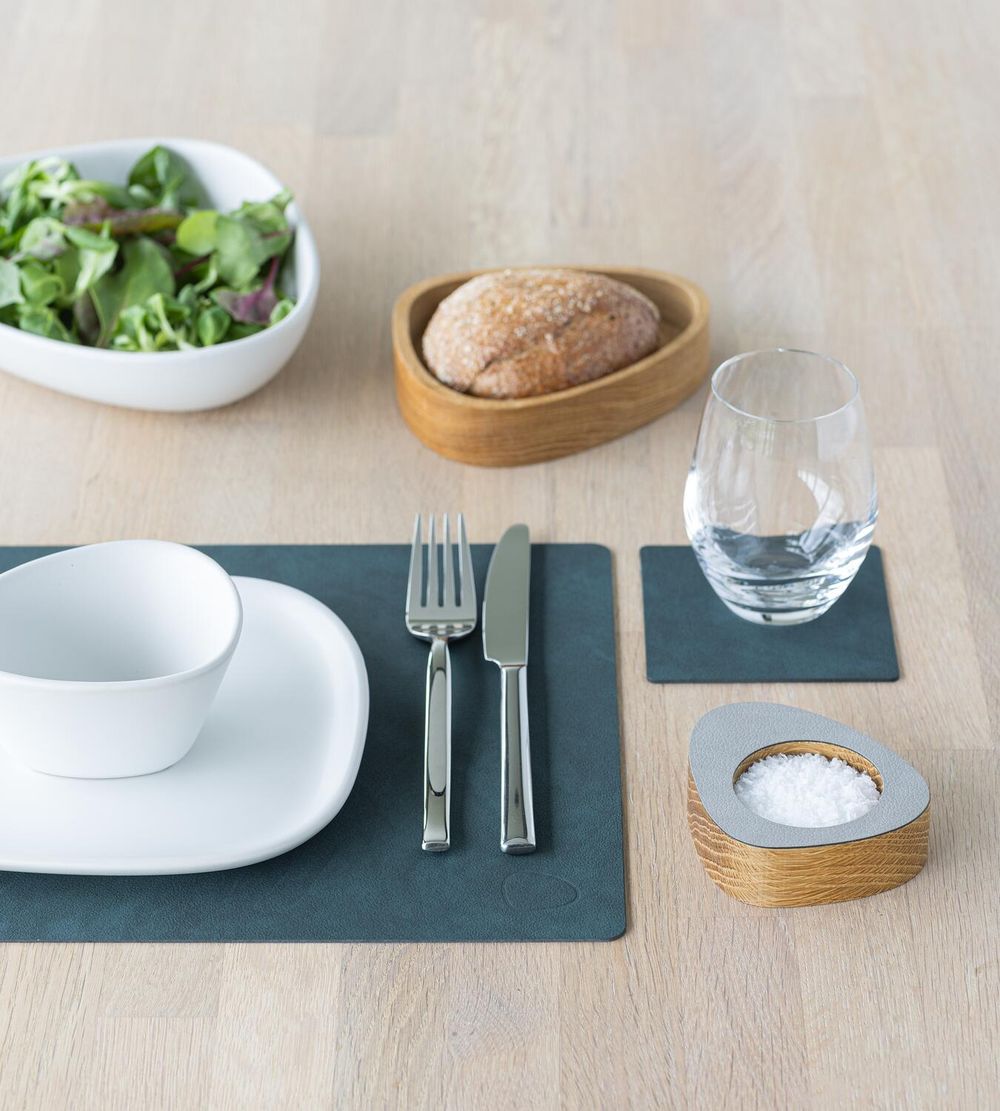 [product_category]-Lind Dna Square Placemat Nupo Leather M, Dark Green-Lind DNA-5711590999883-991603-LIN-2