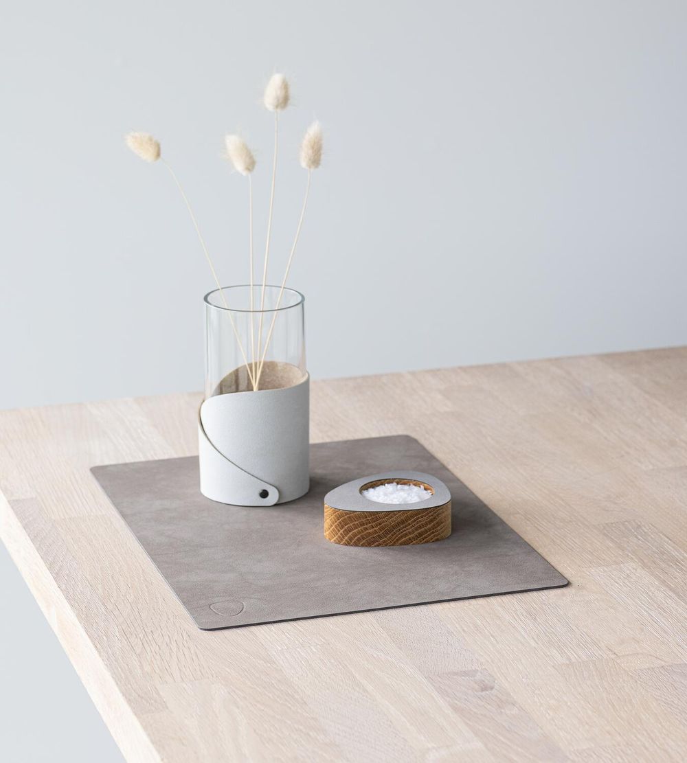 [product_category]-Lind Dna Square Placemat Nupo Leather M, Nomad Grey-Lind DNA-5711590999944-991609-LIN-4