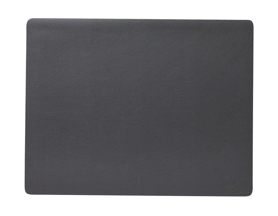 [product_category]-Lind Dna Square Placemat Serene Leather L, Anthracite-Lind DNA-5711590996622-991486-LIN-1