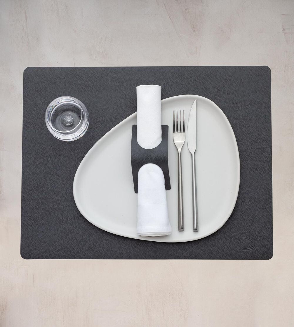 [product_category]-Lind Dna Square Placemat Serene Leather L, Anthracite-Lind DNA-5711590996622-991486-LIN-2