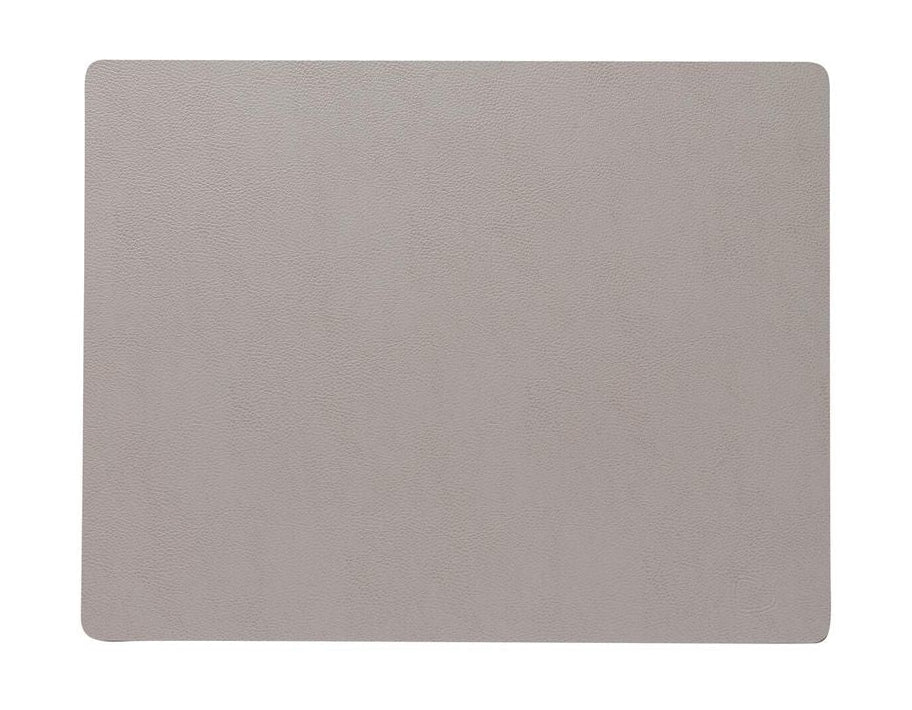 [product_category]-Lind Dna Square Placemat Serene Leather L, Ash Grey-Lind DNA-5711590996608-991484-LIN-1