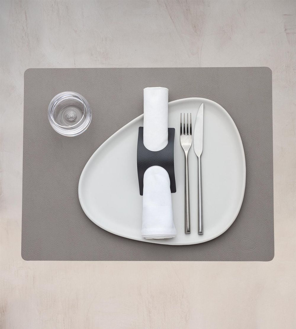 [product_category]-Lind Dna Square Placemat Serene Leather L, Ash Grey-Lind DNA-5711590996608-991484-LIN-2