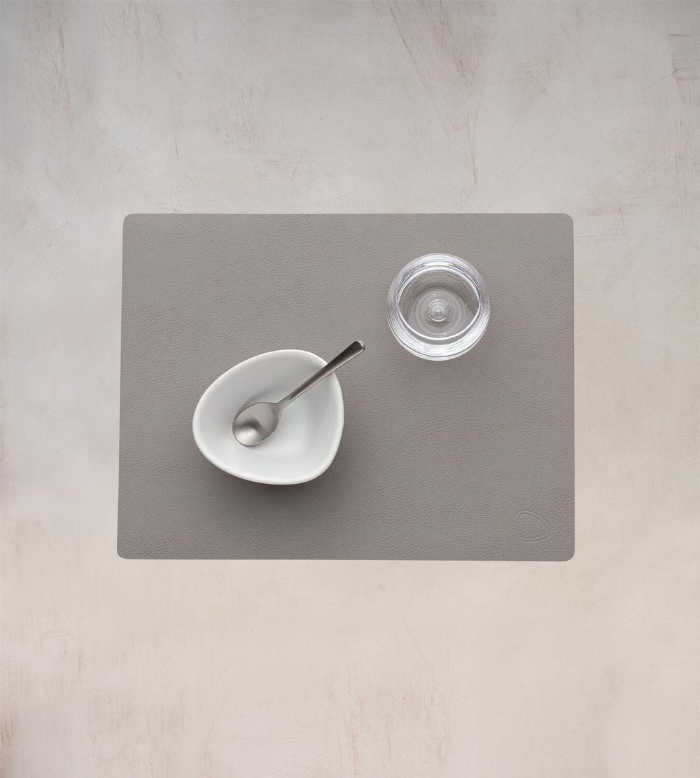 [product_category]-Lind Dna Square Placemat Serene Leather M, Ash Grey-Lind DNA-5711590996653-991489-LIN-2
