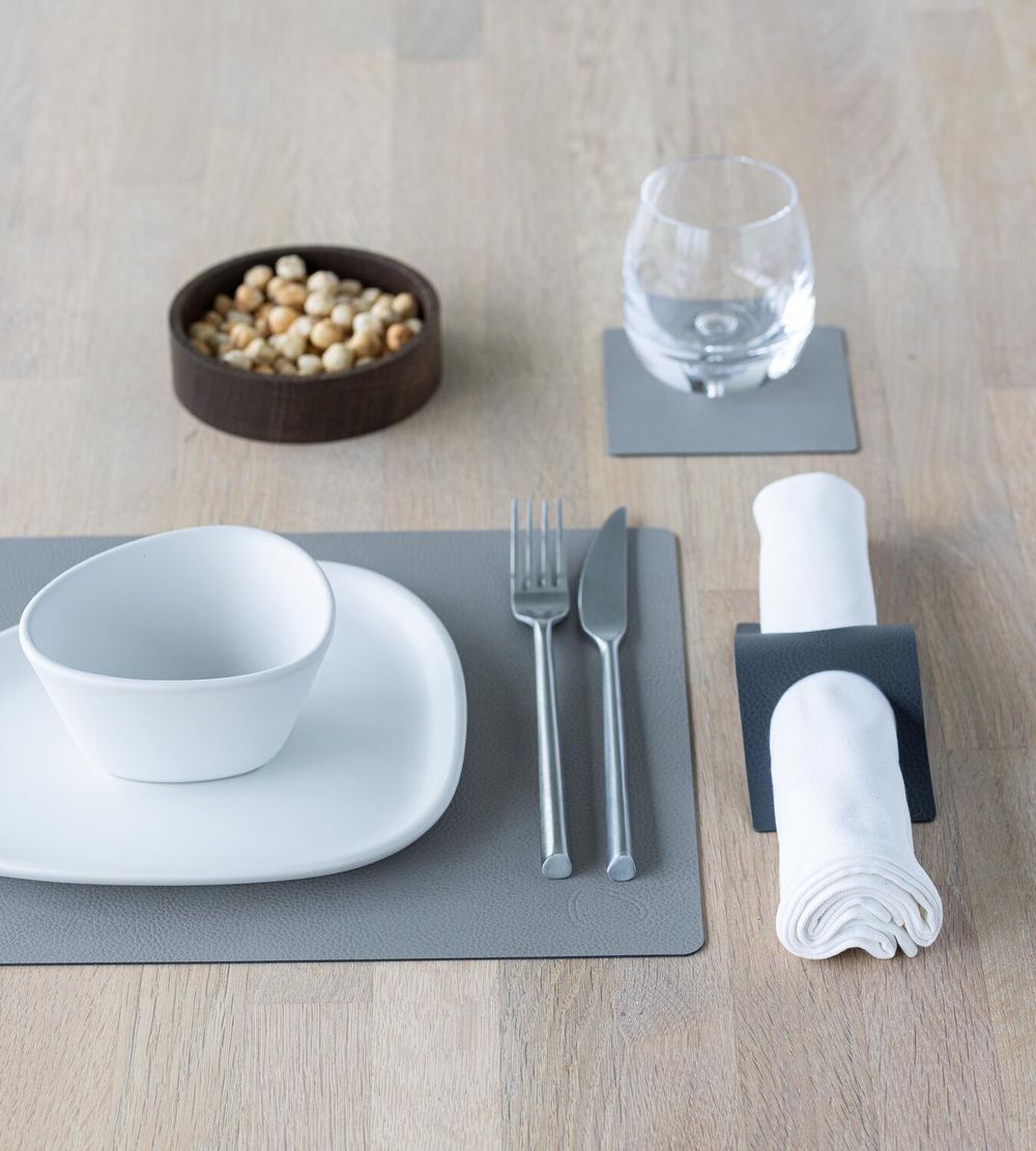 [product_category]-Lind Dna Square Placemat Serene Leather M, Ash Grey-Lind DNA-5711590996653-991489-LIN-4