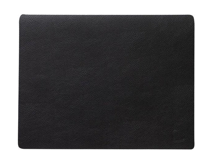 [product_category]-Lind Dna Square Placemat Serene Leather M, Black-Lind DNA-5711590996684-991492-LIN-1