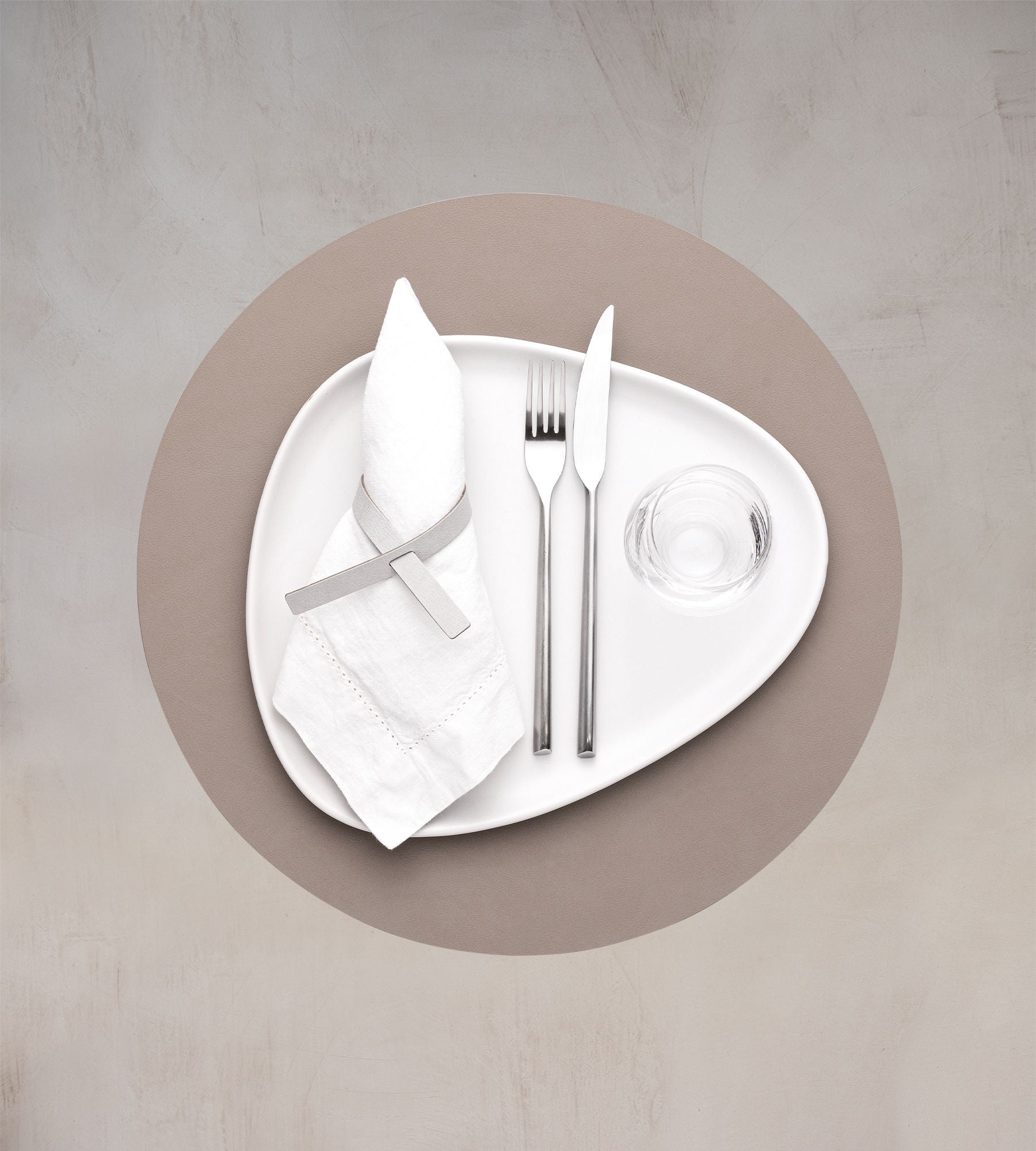 [product_category]-Lind Dna Table Mat Circle Xl, Clay Brown-Lind DNA-5740020102456-991739-LIN-2
