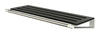 Loca Knax hoedplank 40 cm, eiken zwart bevlekt/aluminium