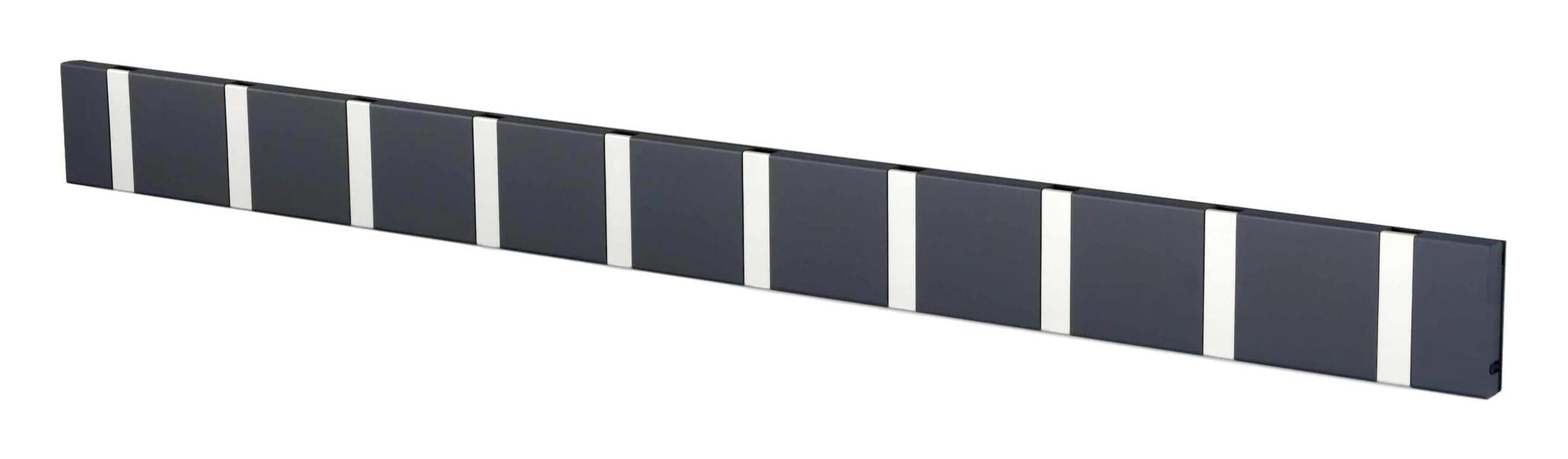 [product_category]-Loca Knax Horizontal Coat Rack 10 Hooks, Anthracite/Grey-LOCA-5711394200208-110212-LOC-1