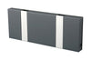 Loca Knax Horizontal Coat Rack 2 Hooks, Anthracite/Grey