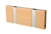 Loca Knax Horizontal Coat Rack 2 Hooks, Beech Oiled/Grey