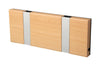 Loca Knax Horizontal Coat Rack 2 Hooks, Beech/Grey