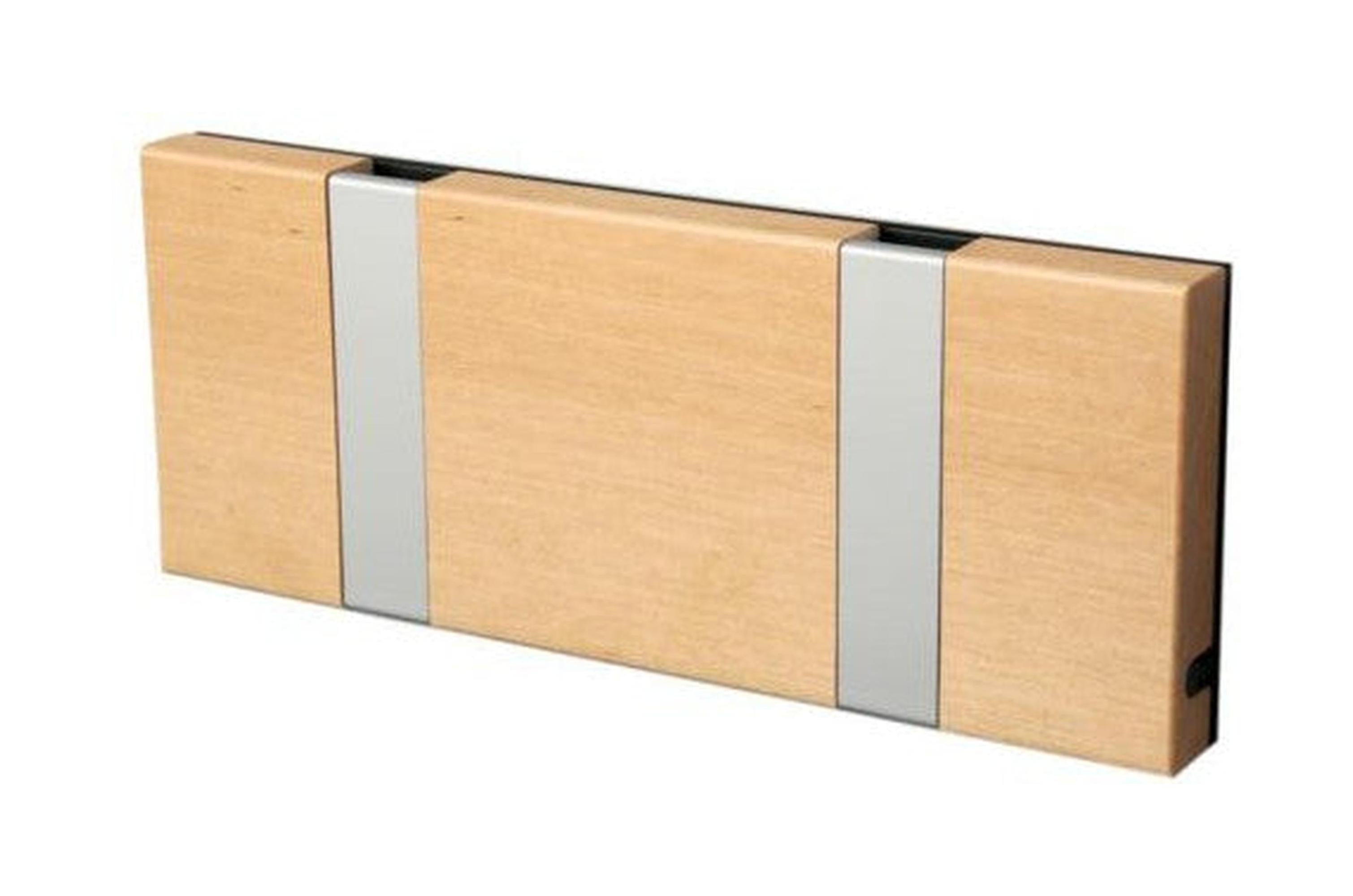 [product_category]-Loca Knax Horizontal Coat Rack 2 Hooks, Birch Oiled/Grey-LOCA-5711394120568-10282O-LOC-1