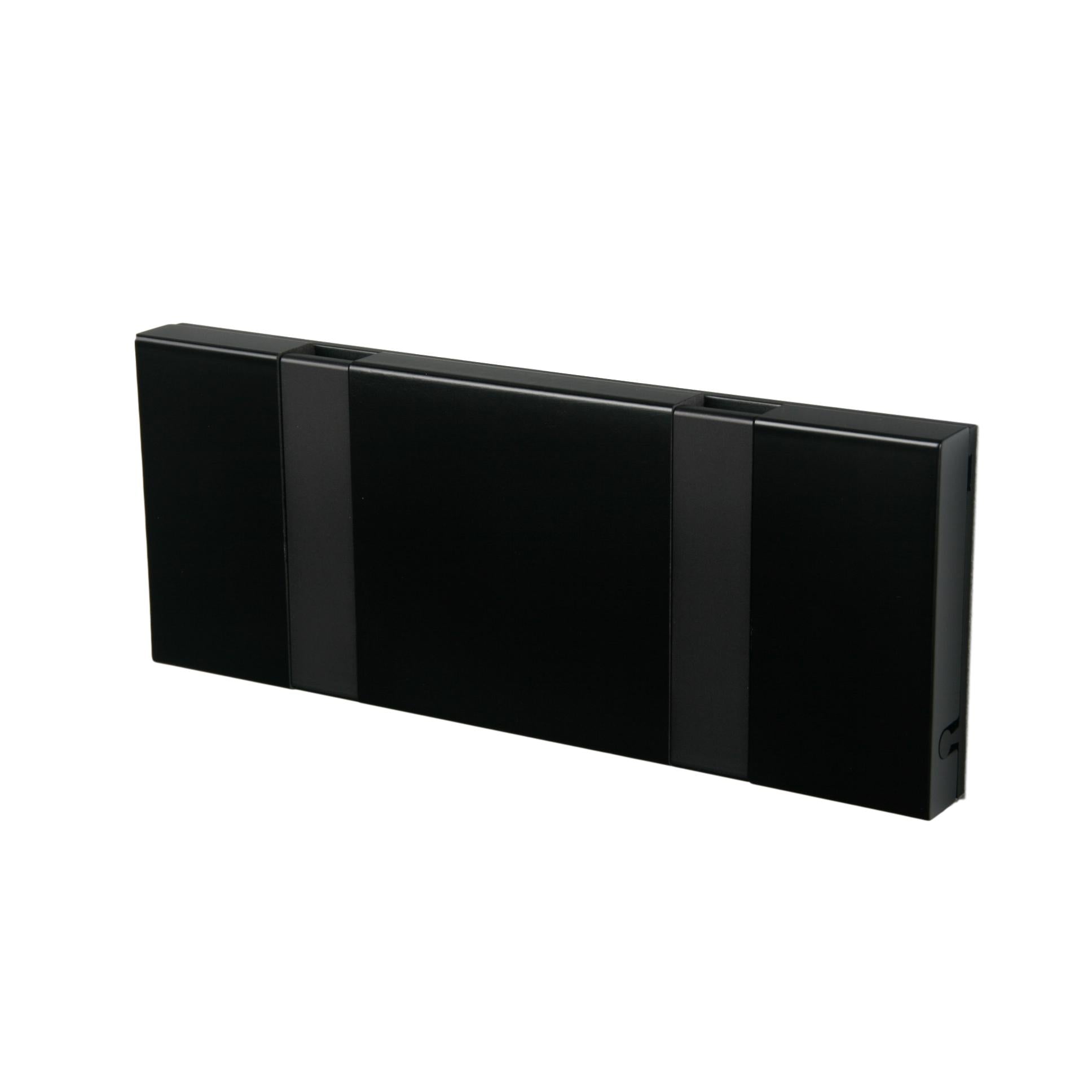 [product_category]-Loca Knax Horizontal Coat Rack 2 Hooks, Black/Black-LOCA-5711394120391-10251-LOC-2