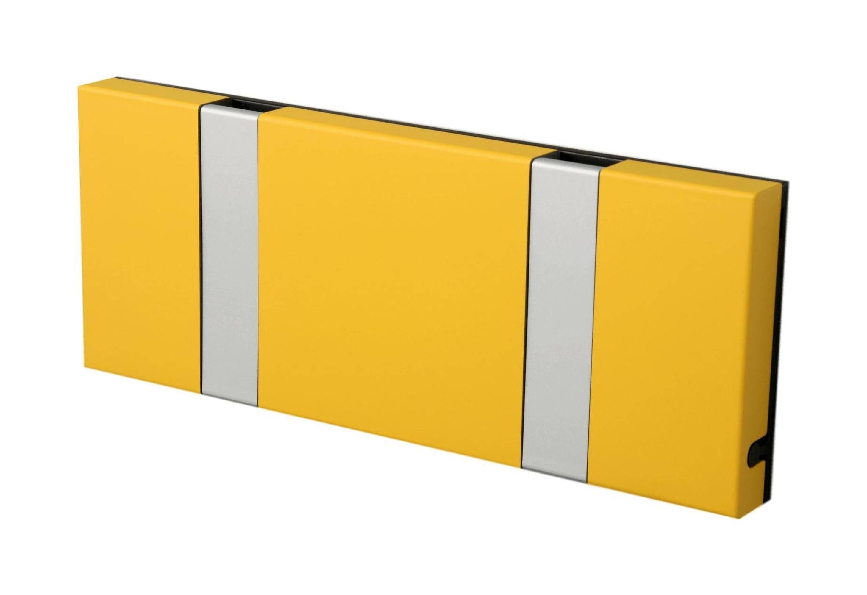 [product_category]-Loca Knax Horizontal Coat Rack 2 Hooks, Buzzer/Grey-LOCA-5711394120261-102242-LOC-1