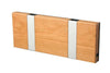 Loca Knax Horizontal Coat Rack 2 Hooks, Cherry Oiled/Grey