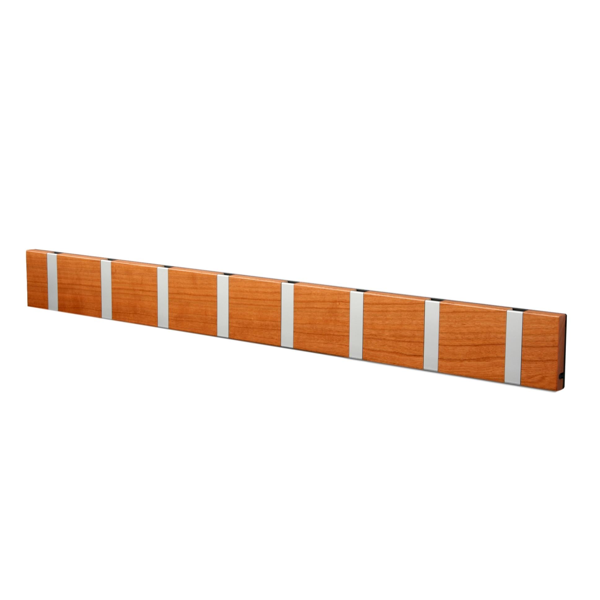 [product_category]-Loca Knax Horizontal Coat Rack 2 Hooks, Cherry/Grey-LOCA-5711394120377-10242-LOC-2