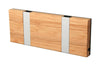 Loca Knax Horizontal Coat Rack 2 Hooks, Core Beech/Grey