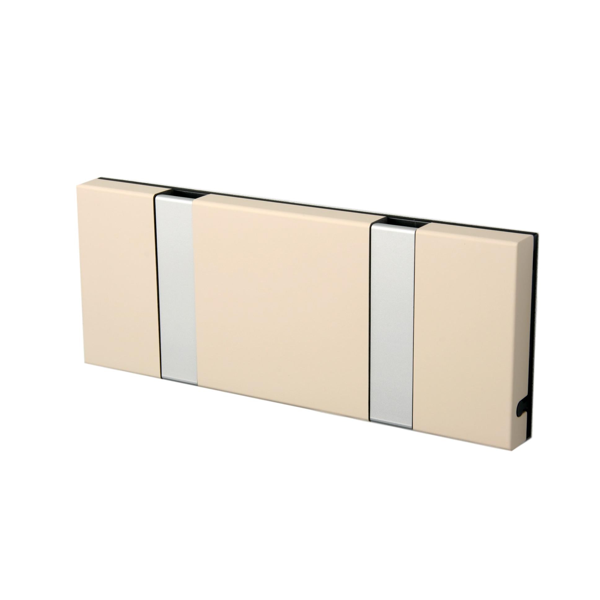 [product_category]-Loca Knax Horizontal Coat Rack 2 Hooks, Desert/Grey-LOCA-5711394120247-102232-LOC-2