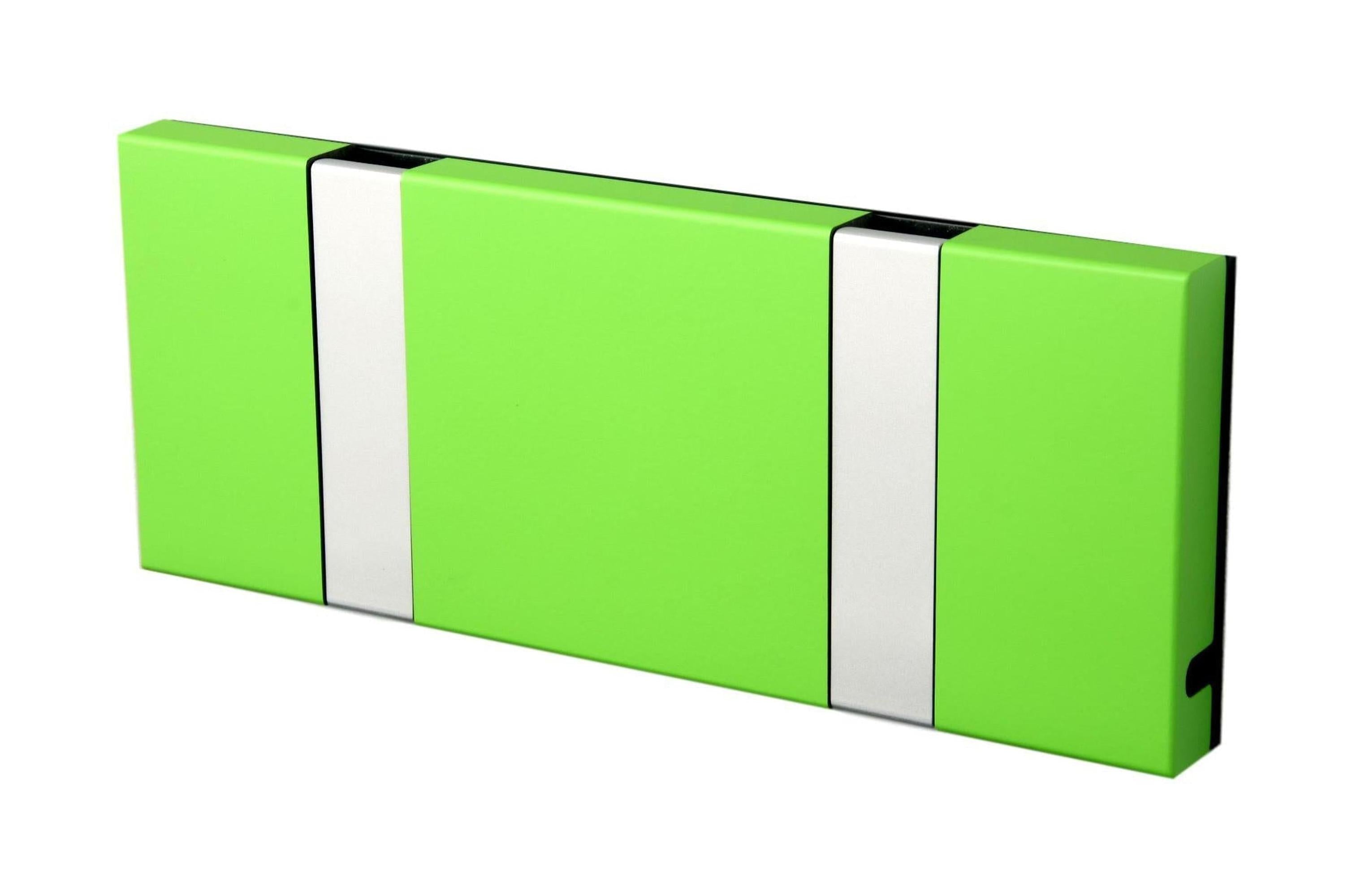 [product_category]-Loca Knax Horizontal Coat Rack 2 Hooks, Lime/Grey-LOCA-5711394120285-102252-LOC-1