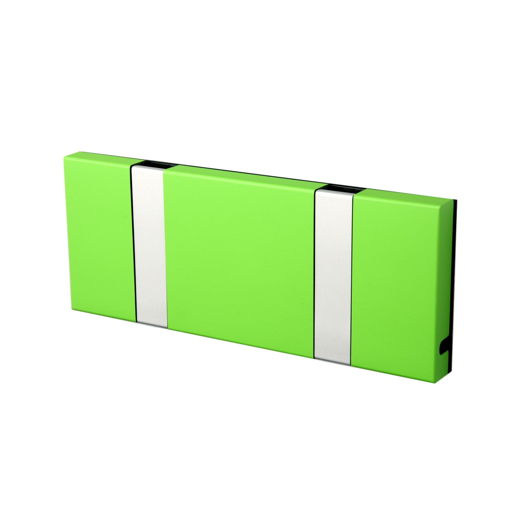 [product_category]-Loca Knax Horizontal Coat Rack 2 Hooks, Lime/Grey-LOCA-5711394120285-102252-LOC-2