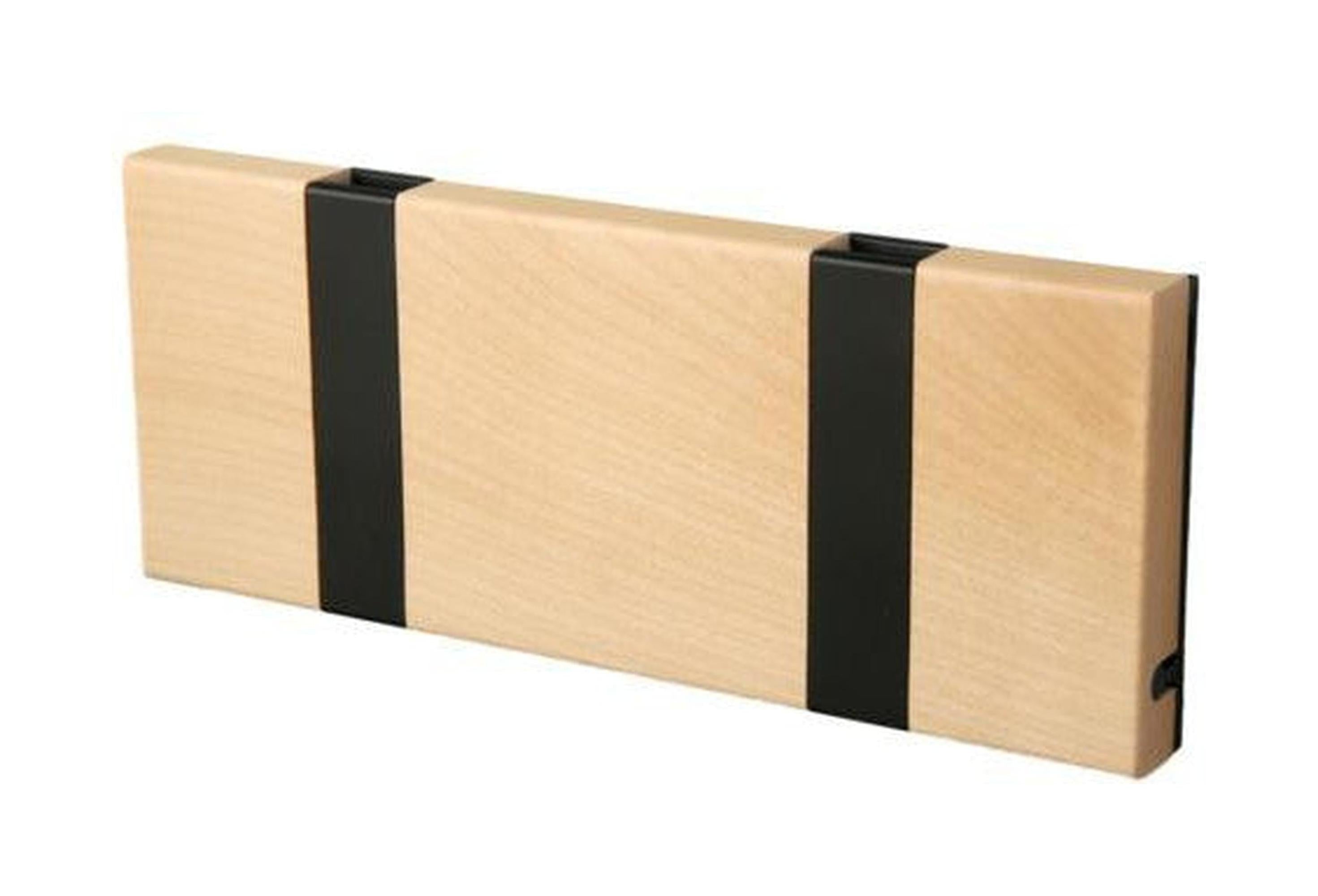 [product_category]-Loca Knax Horizontal Coat Rack 2 Hooks, Maple Soaped/Black-LOCA-5711394120452-10271S-LOC-1