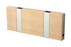 Loca Knax Horizontal Coat Rack 2 Hooks, Oak Limed/Grey