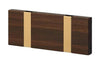 Loca Knax Horizontal Coat Rack 2 Hooks, Oak Tabac Oiled/Brass